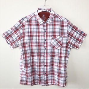 Kuhl Men 100% Organic Cotton Short Sleeve Shirt L